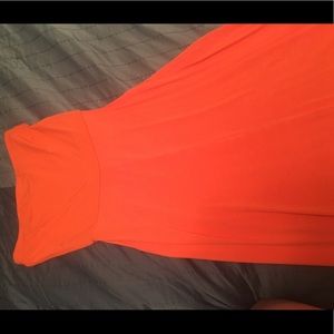 The Limited coral maxi dress